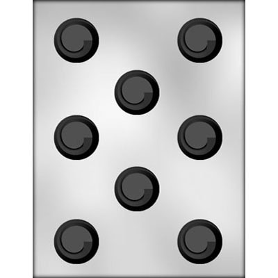 1-1/8" Spiral Chocolate Mold (8)