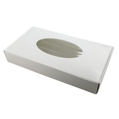 1/2 LB White Window Box