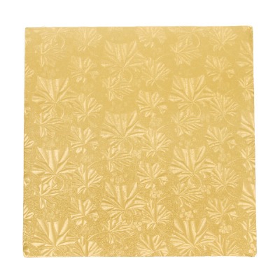1/4" Gold Drum Square 16"