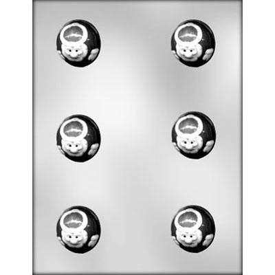 1-5/8" Santa Truffles Mold (6)