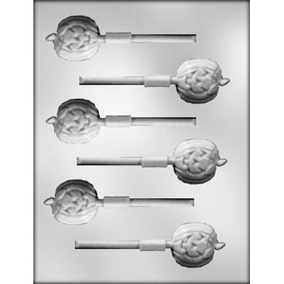 1.75" Jack O'Lantern Lolly (6)