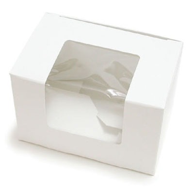 White Egg Box/Window 1 LB - Cake Art