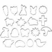 18-PC Easter Cookie Cutters
