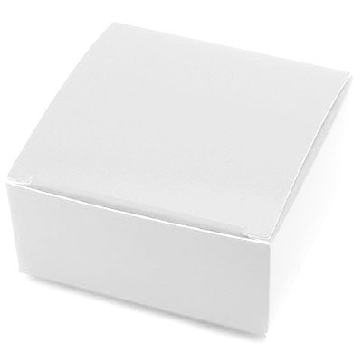 2-1/2" Square White Maxi Box