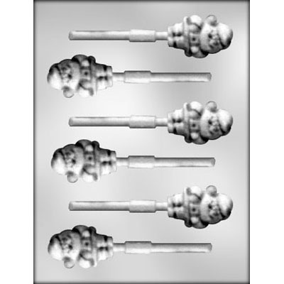 2-1/4" Cute Santa Lolly (6)