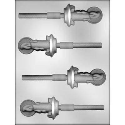 2-7/8" Candle w/ Holder Sucker
