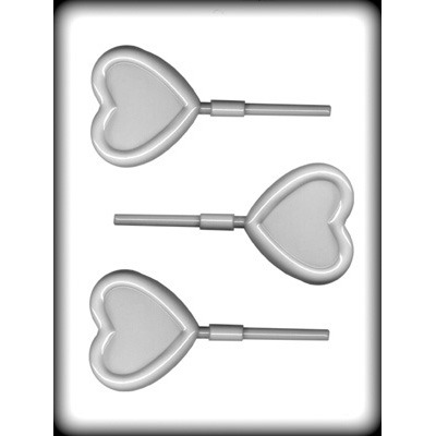 3-1/8" Heart with Border Hard Candy (3)