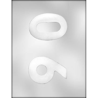 3.75" Numbers 9 & 0 Mold (2)