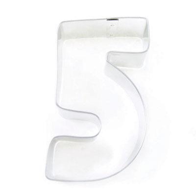 3" Cookie Cutter Number 5