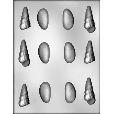 3-D Assorted Shells Mold (12)
