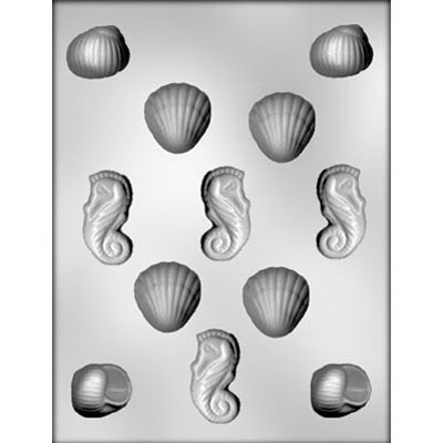 3-D Shell Assortment Mold (12)