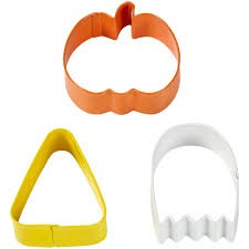 3PC Asst Halloween Cutter Set
