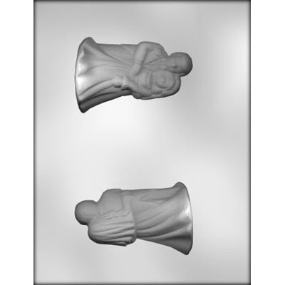4"  3D Bride & Groom mold (2)