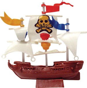 4" Pirate Ship