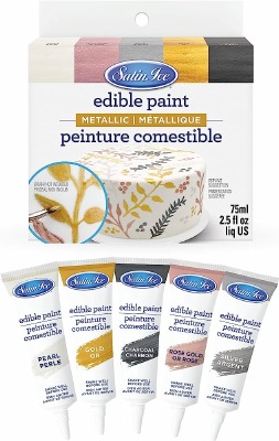 Metallic Colors Edible Cake Paint