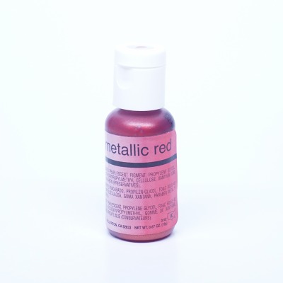 Chefmaster Airbrush Food Color .67 OZ Metallic Red