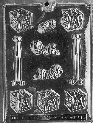 Assorted Baby Pieces Mold