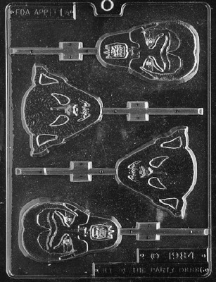 Assorted Ghouls Lolly Mold