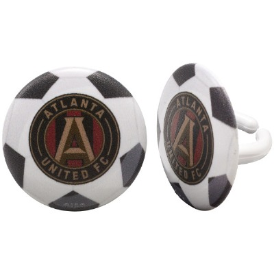 Atlanta United Cupcake Rings 12 CT