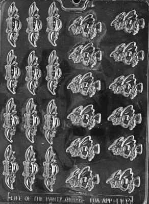 B/S Bats & Witches Mold