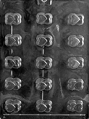 B/S Double Heart Mold