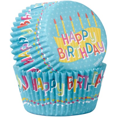 Baking Cup Happy Birthday