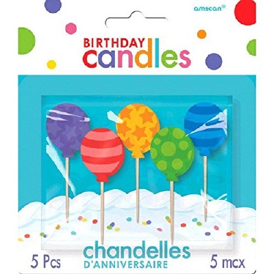 Balloon Candles Set of 5