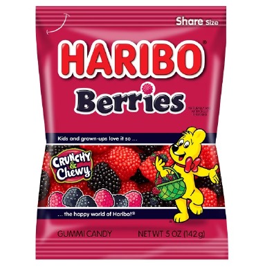 Berries Gummi Candy 5 OZ