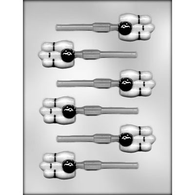 Bowling Ball & Pins Chocolate Candy Sucker Mold