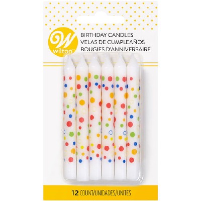 Candle Sweet Dots Party 12 CT