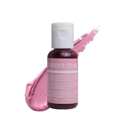 Chefmaster 3/4 OZ Food Color Bakers Rose