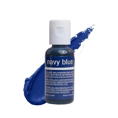 Chefmaster 3/4 OZ Food Color Navy Blue