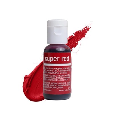 Chefmaster 3/4 OZ Food Color Super Red