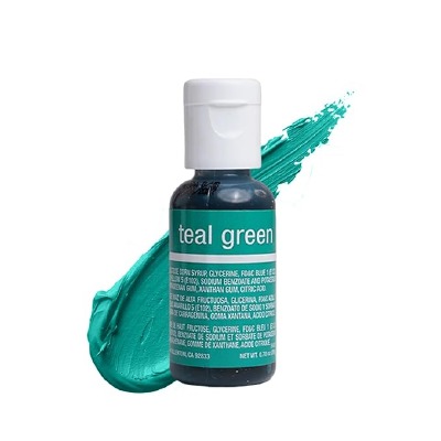 Chefmaster 3/4 OZ Food Color Teal Green