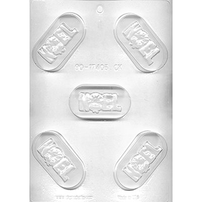 Cookie Mold Elongated Noel