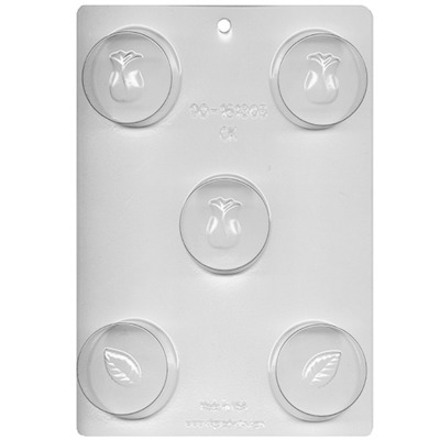 Cookie Mold Rosebud & Leaf