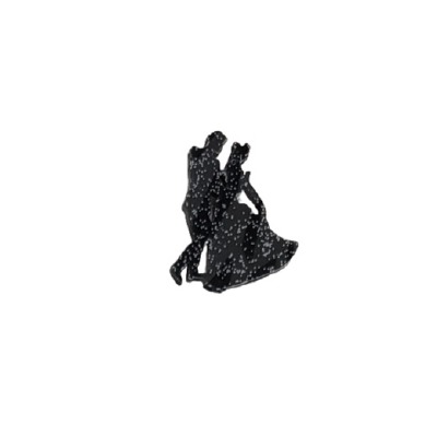 Couple Dancing Black Glitter Cupcake Pics