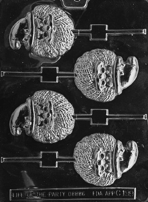 Crafty Santa Head Lolly Mold