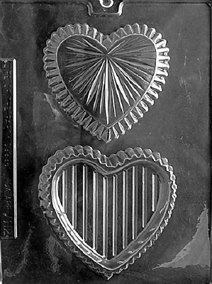 Crystal Heart Pour Box Mold