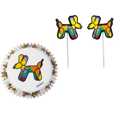 Cupcake Kit Balloon Dogs 24CT