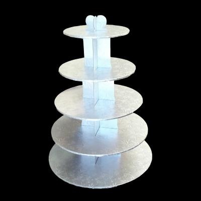 Cupcake Stand 5Tier RND Silver
