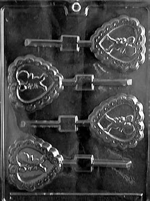 Cupid In Heart Lolly Mold