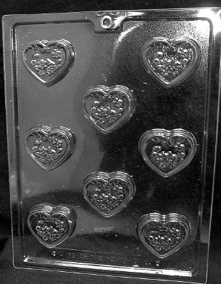 Decorated Heart Mints