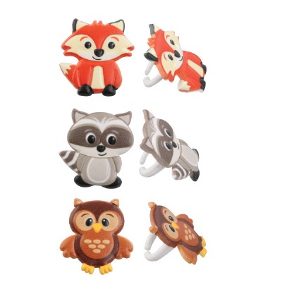 Woodland Animal Decorings 12 CT