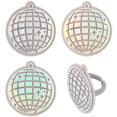 Disco Ball Cupcake Rings