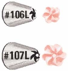 Drop Flower Tips Left Hand 2 PC