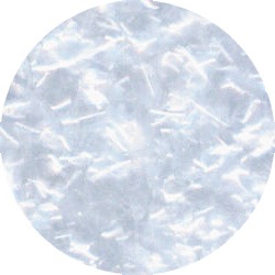 Edible Glitter Square Silver 1/4 oz