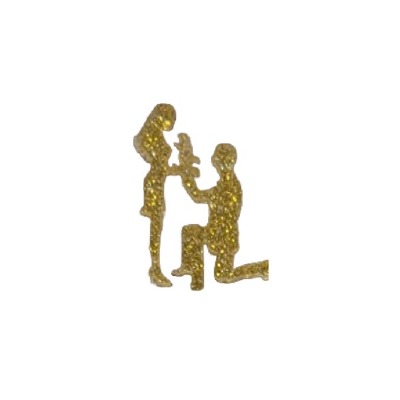 Engagement Gold Glitter Cupcake Pics