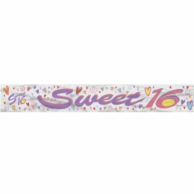 Foil Banner Sweet 16