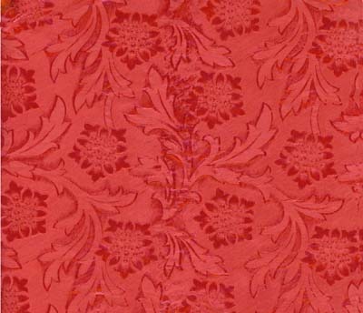 Foil Roll Poly Embossed Cardinal Red
